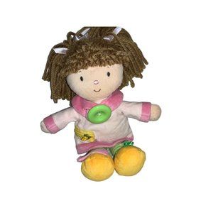 Learning Activity Doll  Button  Zip  Buckle Tie  13 inch  Soft Doll